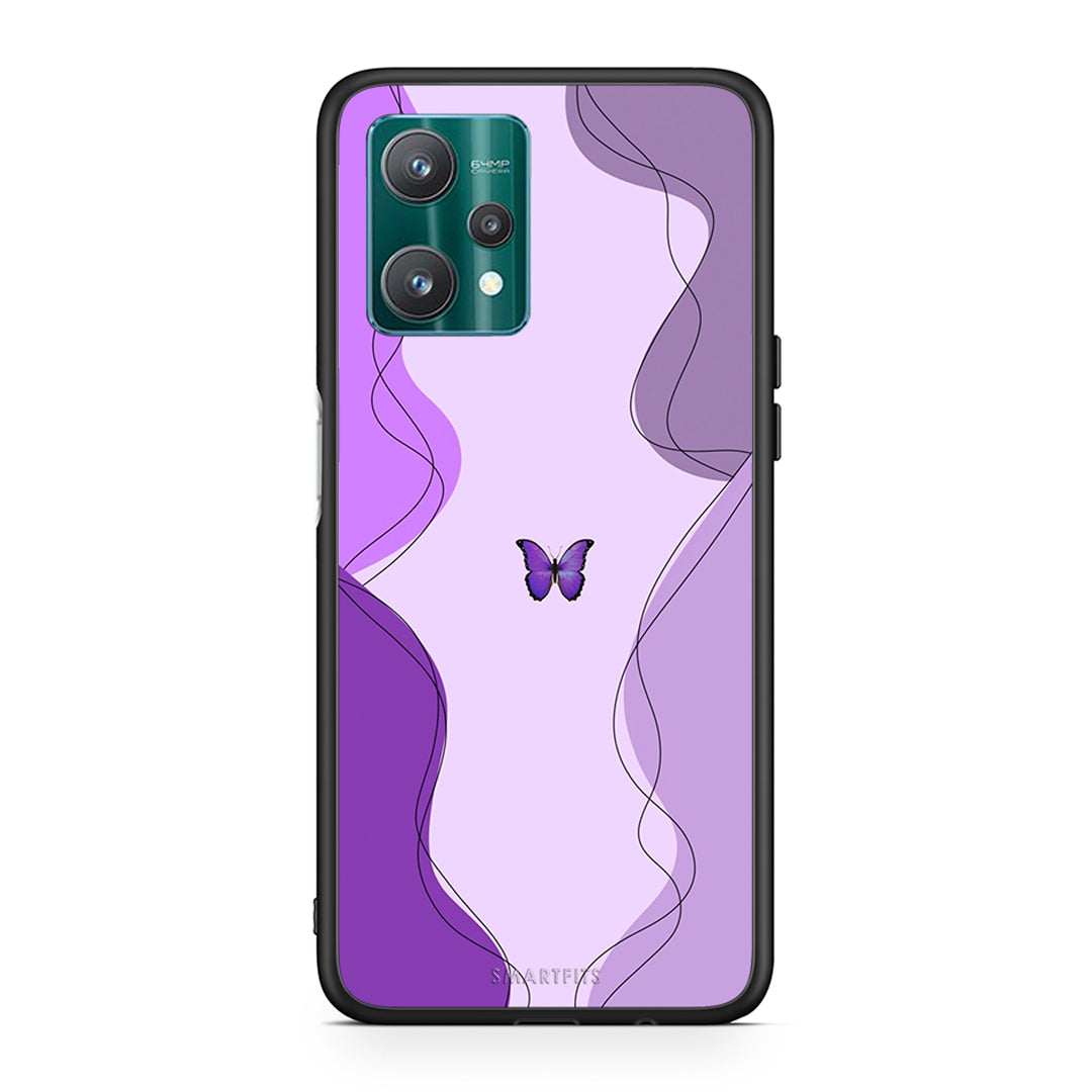 Purple Mariposa - Realme 9 Pro case