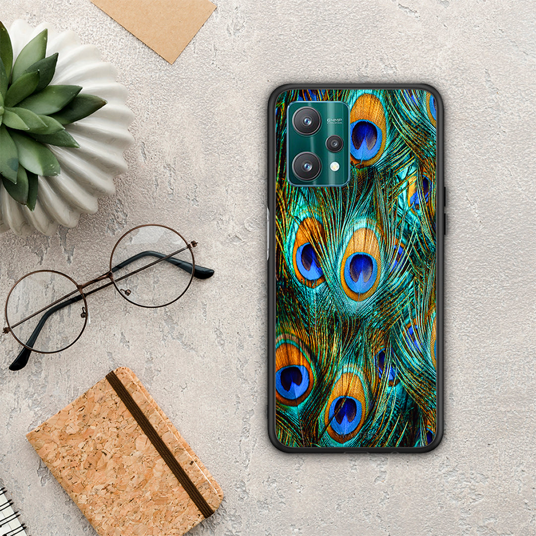 Real Peacock Feathers - Realme 9 Pro case