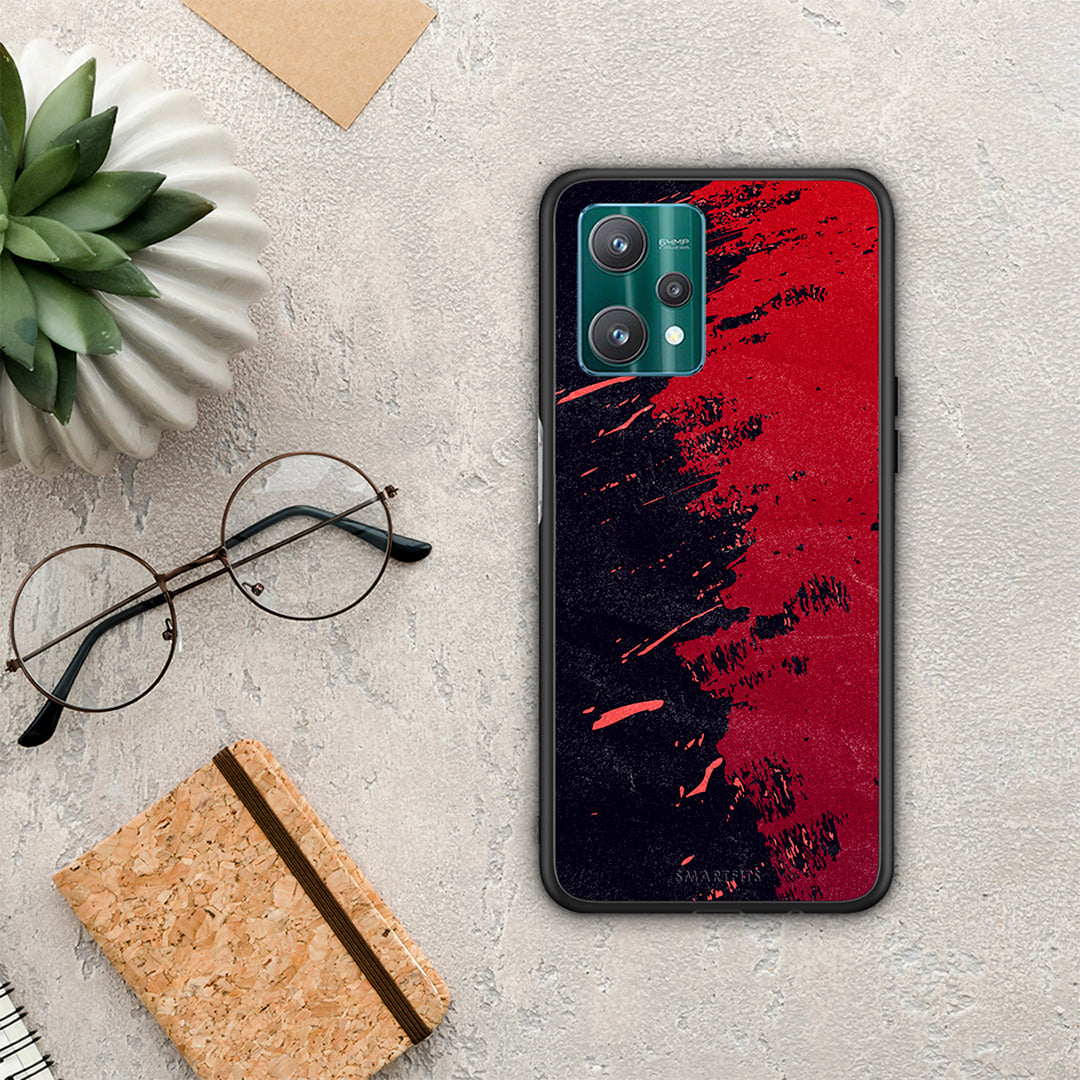 Red Paint - Realme 9 Pro case