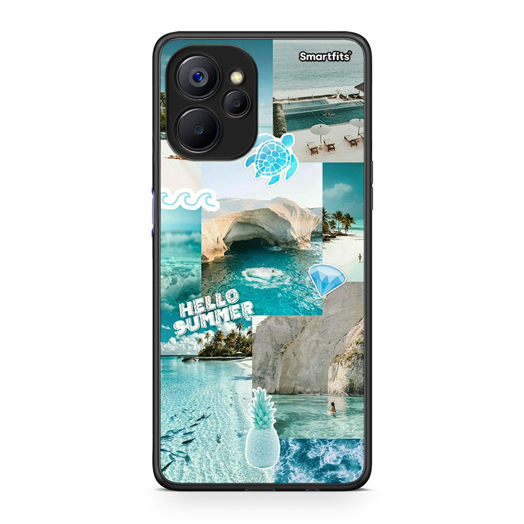 Realme 9i 5G Aesthetic Summer Θήκη από τη Smartfits με σχέδιο στο πίσω μέρος και μαύρο περίβλημα | Smartphone case with colorful back and black bezels by Smartfits