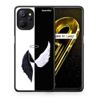 Thumbnail for Θήκη Realme 9i 5G Angels Demons από τη Smartfits με σχέδιο στο πίσω μέρος και μαύρο περίβλημα | Realme 9i 5G Angels Demons case with colorful back and black bezels