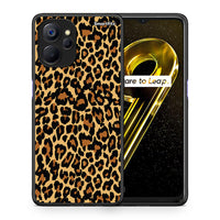 Thumbnail for Θήκη Realme 9i 5G Leopard Animal από τη Smartfits με σχέδιο στο πίσω μέρος και μαύρο περίβλημα | Realme 9i 5G Leopard Animal case with colorful back and black bezels