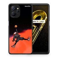 Thumbnail for Θήκη Realme 9i 5G Basketball Hero από τη Smartfits με σχέδιο στο πίσω μέρος και μαύρο περίβλημα | Realme 9i 5G Basketball Hero case with colorful back and black bezels