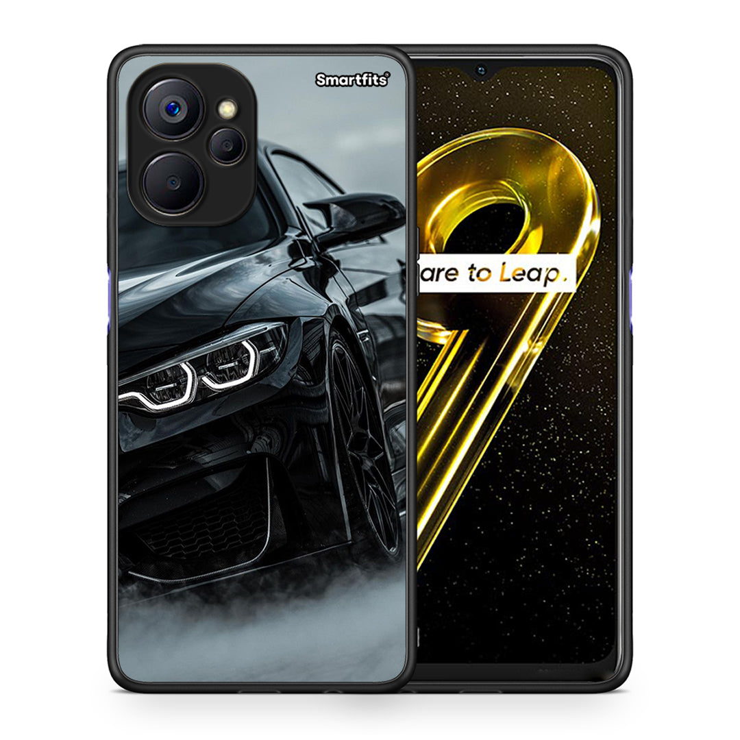 Θήκη Realme 9i 5G Black BMW από τη Smartfits με σχέδιο στο πίσω μέρος και μαύρο περίβλημα | Realme 9i 5G Black BMW case with colorful back and black bezels