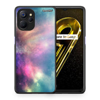 Thumbnail for Θήκη Realme 9i 5G Rainbow Galaxy από τη Smartfits με σχέδιο στο πίσω μέρος και μαύρο περίβλημα | Realme 9i 5G Rainbow Galaxy case with colorful back and black bezels