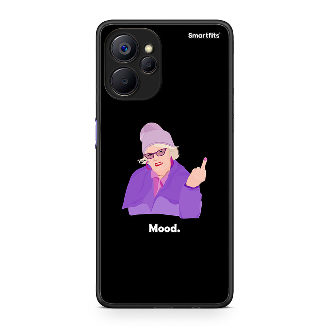 Realme 9i 5G Grandma Mood Black θήκη από τη Smartfits με σχέδιο στο πίσω μέρος και μαύρο περίβλημα | Smartphone case with colorful back and black bezels by Smartfits