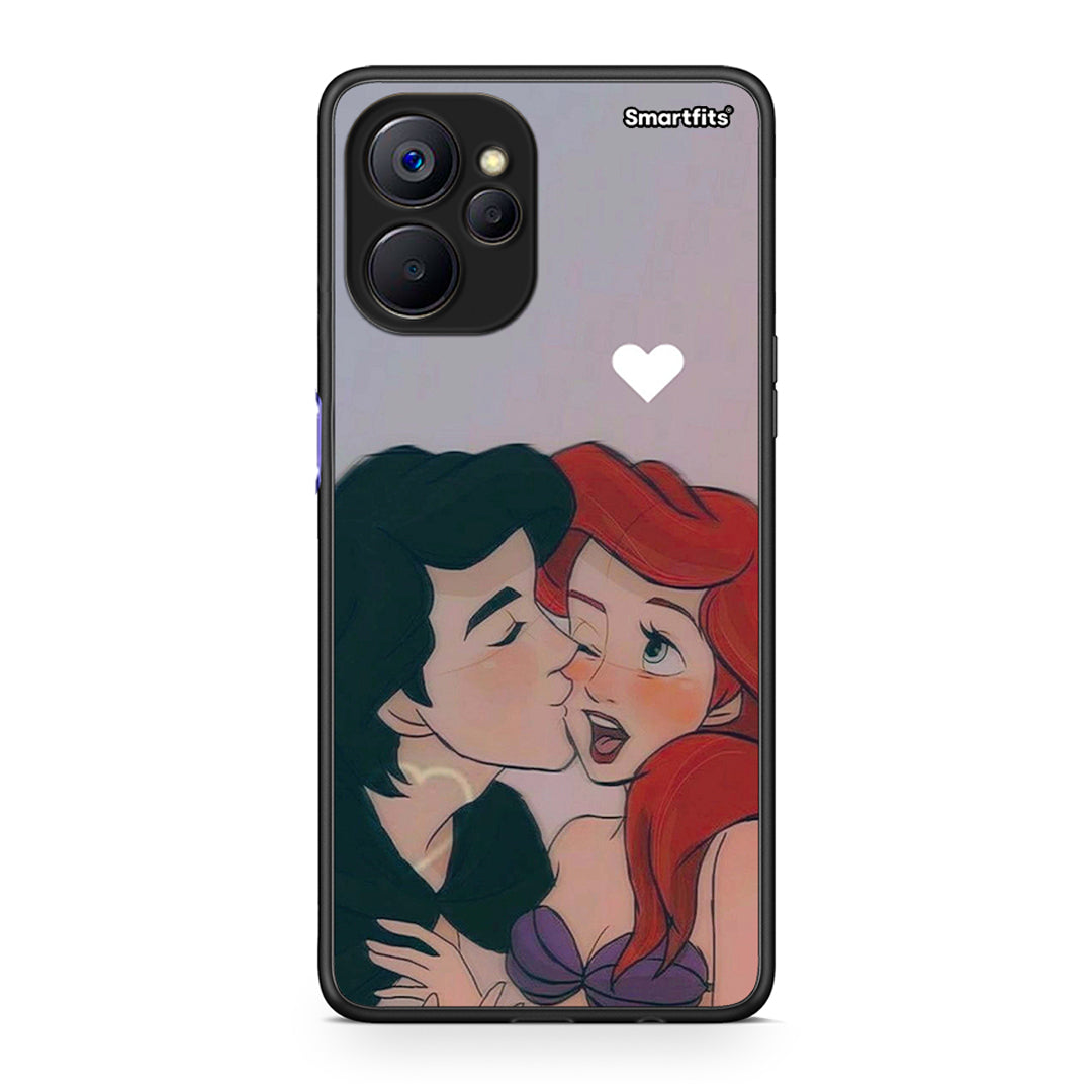 Realme 9i 5G Mermaid Love Θήκη Αγίου Βαλεντίνου από τη Smartfits με σχέδιο στο πίσω μέρος και μαύρο περίβλημα | Smartphone case with colorful back and black bezels by Smartfits