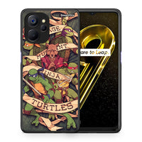 Thumbnail for Θήκη Realme 9i 5G Ninja Turtles από τη Smartfits με σχέδιο στο πίσω μέρος και μαύρο περίβλημα | Realme 9i 5G Ninja Turtles case with colorful back and black bezels