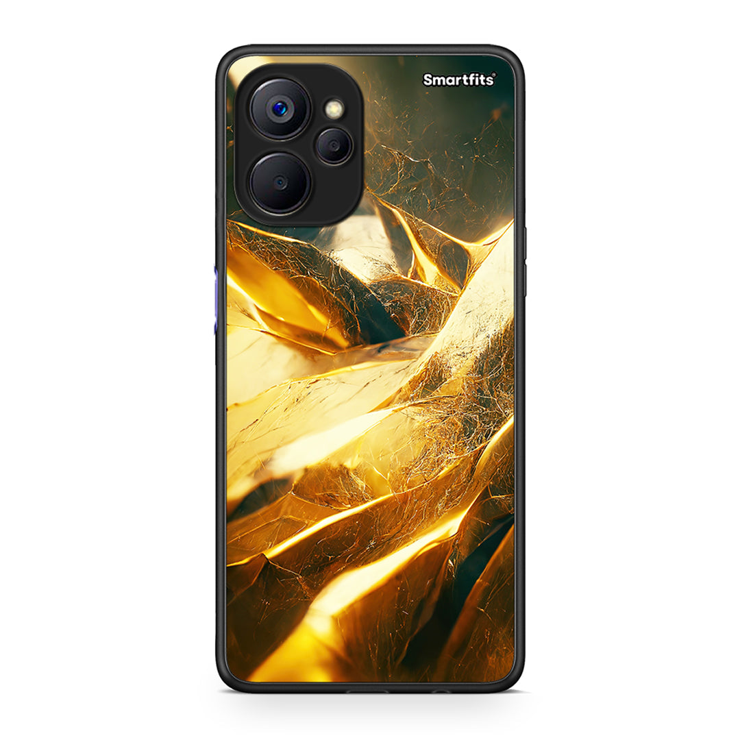 Realme 9i 5G Real Gold θήκη από τη Smartfits με σχέδιο στο πίσω μέρος και μαύρο περίβλημα | Smartphone case with colorful back and black bezels by Smartfits