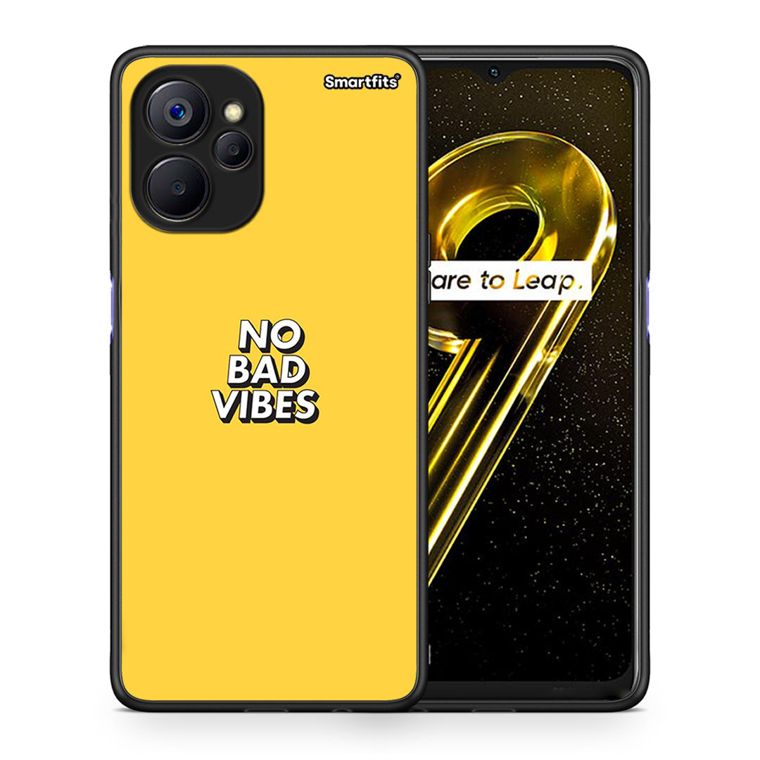 Θήκη Realme 9i 5G Vibes Text από τη Smartfits με σχέδιο στο πίσω μέρος και μαύρο περίβλημα | Realme 9i 5G Vibes Text case with colorful back and black bezels