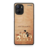 Thumbnail for Realme 9i 5G You Go Girl θήκη από τη Smartfits με σχέδιο στο πίσω μέρος και μαύρο περίβλημα | Smartphone case with colorful back and black bezels by Smartfits