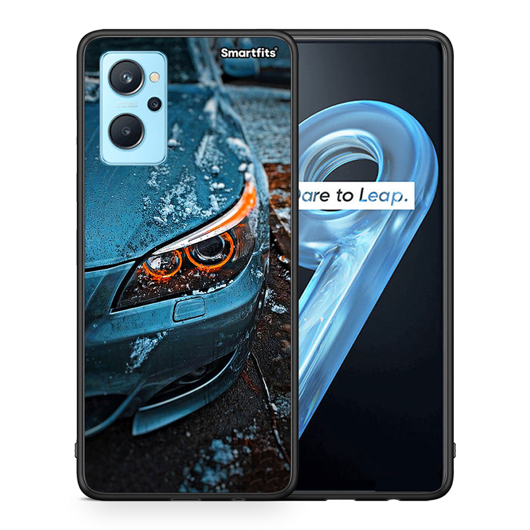 Θήκη Realme 9i Bmw E60 από τη Smartfits με σχέδιο στο πίσω μέρος και μαύρο περίβλημα | Realme 9i Bmw E60 case with colorful back and black bezels