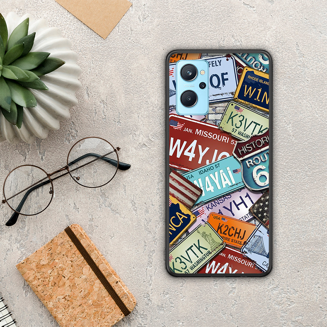 Car plates - Oppo A96 case