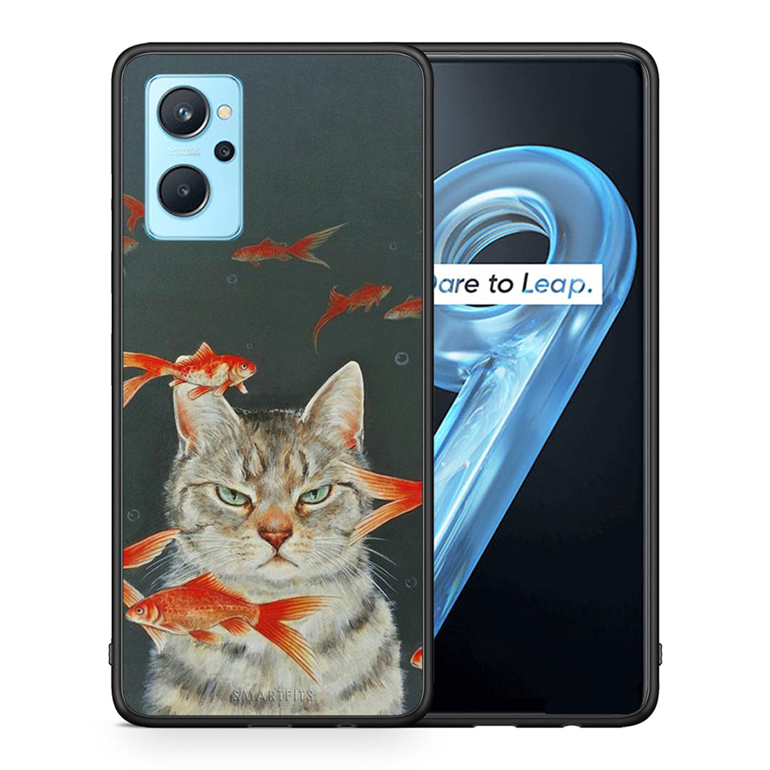 Cat Goldfish - Oppo A96 case