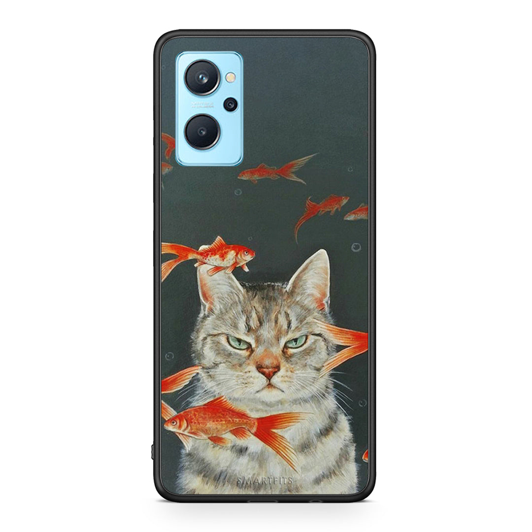 Cat Goldfish - Oppo A96 case