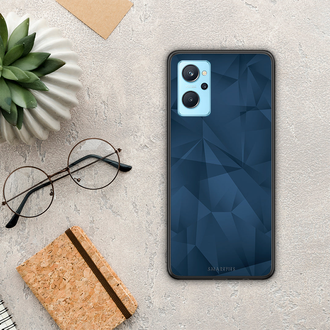 Geometric Blue Abstract - Oppo A96 case