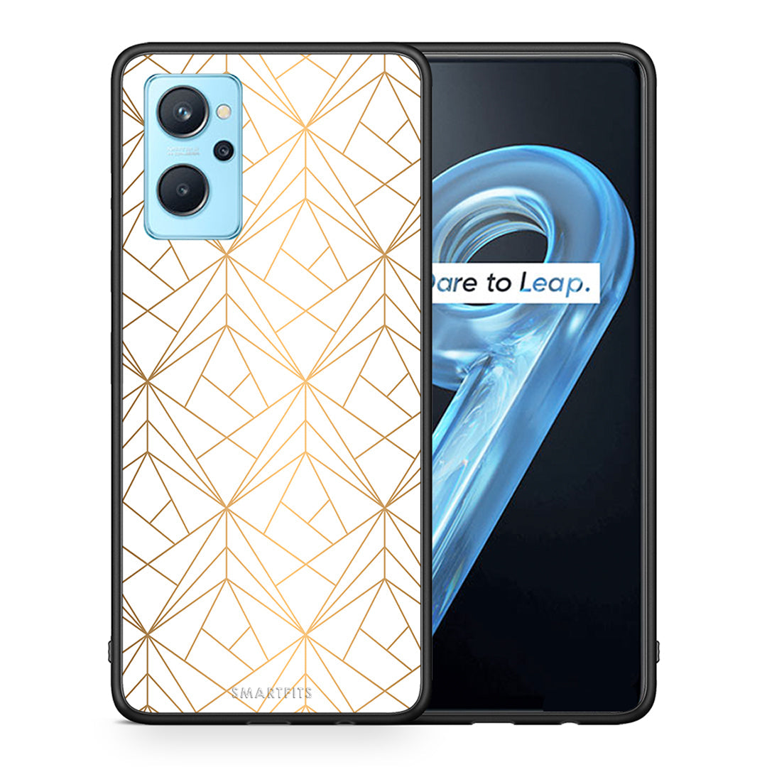 Geometric Luxury White - Realme 9i Case