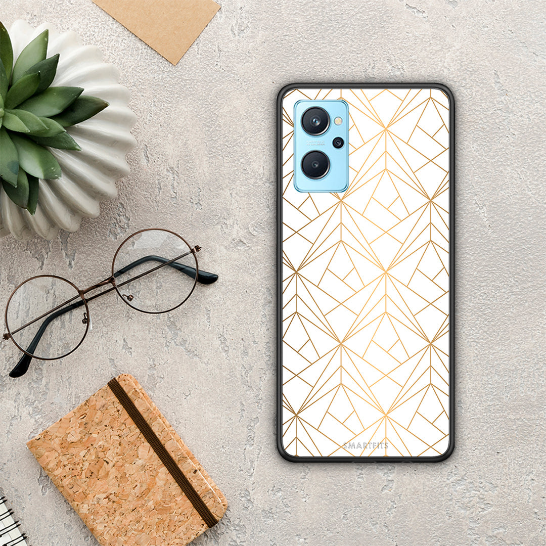 Geometric Luxury White - Realme 9i Case