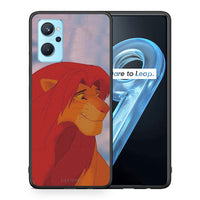 Thumbnail for Θήκη Αγίου Βαλεντίνου Realme 9i Lion Love 1 από τη Smartfits με σχέδιο στο πίσω μέρος και μαύρο περίβλημα | Realme 9i Lion Love 1 case with colorful back and black bezels