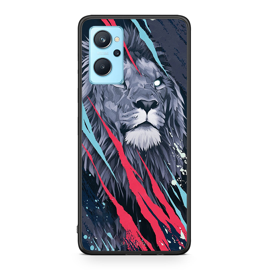 Popart Lion Designer - Realme 9i Case