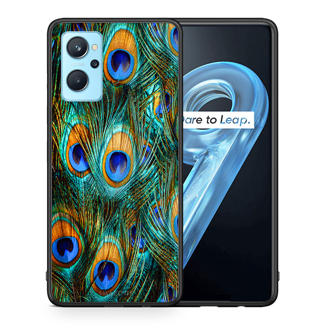 Real Peacock Feathers - Oppo A96 case