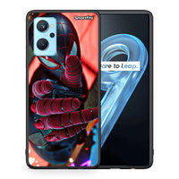 Thumbnail for Θήκη Realme 9i Spider Hand από τη Smartfits με σχέδιο στο πίσω μέρος και μαύρο περίβλημα | Realme 9i Spider Hand case with colorful back and black bezels