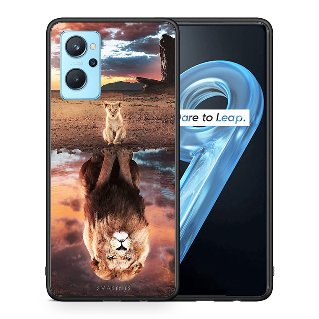 Θήκη Αγίου Βαλεντίνου Realme 9i Sunset Dreams από τη Smartfits με σχέδιο στο πίσω μέρος και μαύρο περίβλημα | Realme 9i Sunset Dreams case with colorful back and black bezels