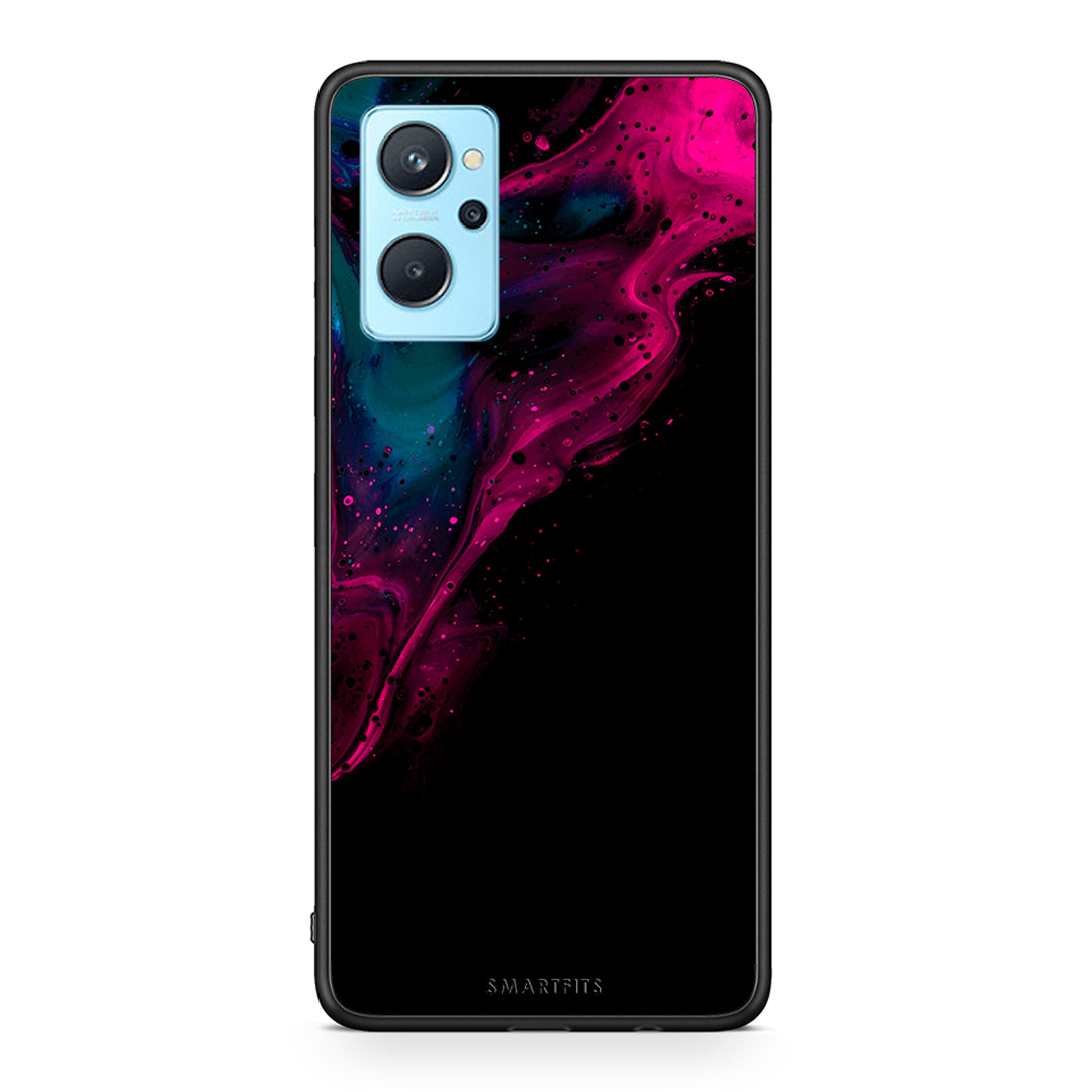 Watercolor Pink Black - Oppo A96 case