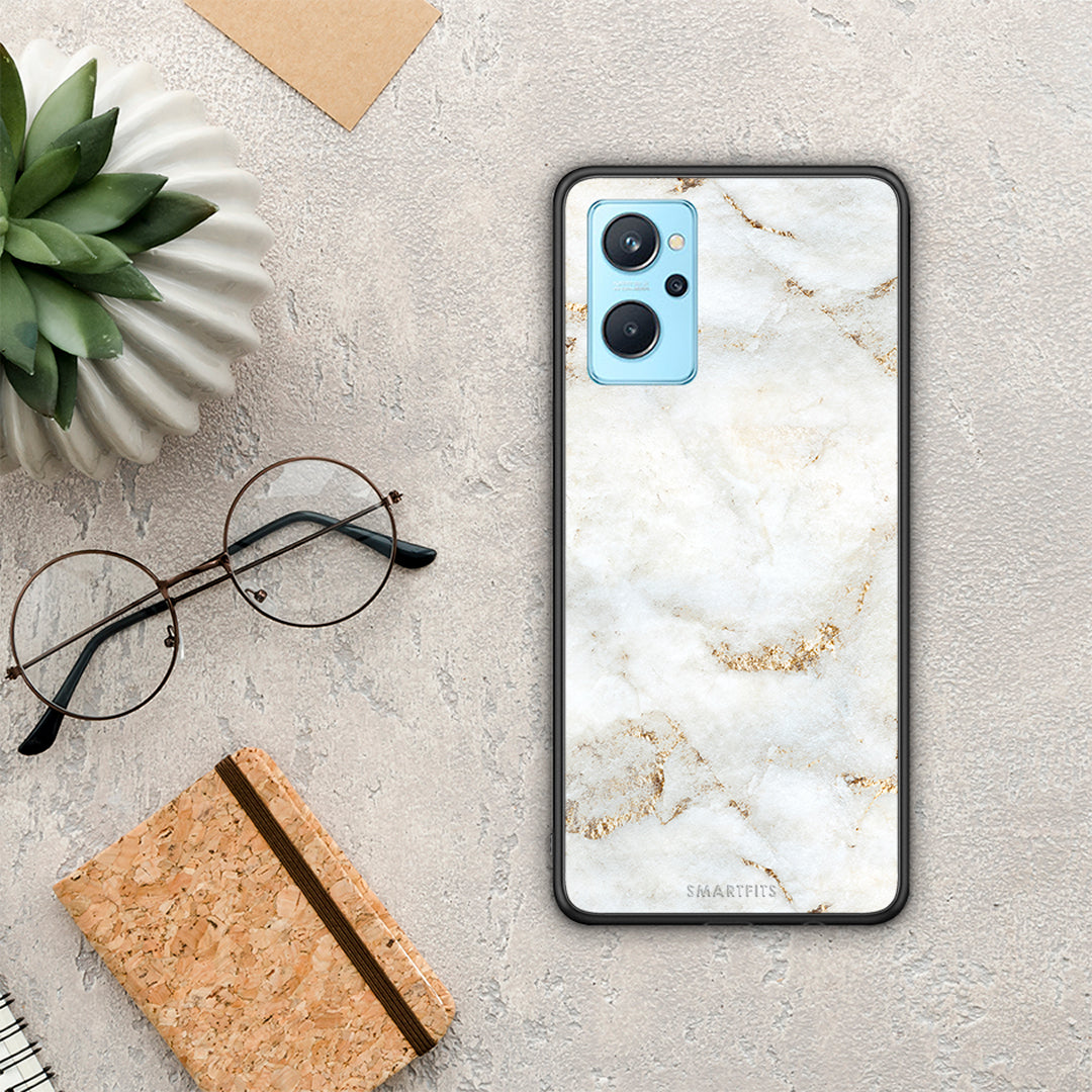 White Gold Marble - Oppo A96 case