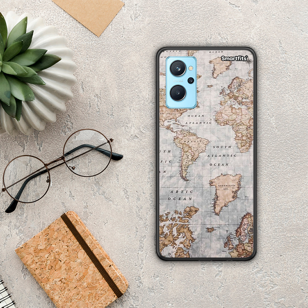 World Map - Oppo A96 case