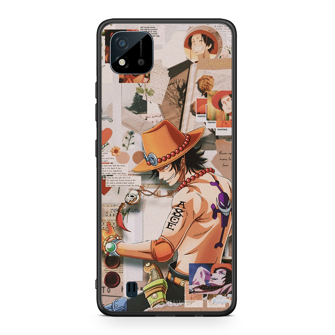 Realme C11 2021 Anime Collage θήκη από τη Smartfits με σχέδιο στο πίσω μέρος και μαύρο περίβλημα | Smartphone case with colorful back and black bezels by Smartfits