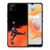 Thumbnail for Θήκη Realme C11 2021 Basketball Hero από τη Smartfits με σχέδιο στο πίσω μέρος και μαύρο περίβλημα | Realme C11 2021 Basketball Hero case with colorful back and black bezels