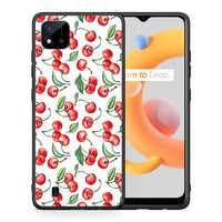 Thumbnail for Θήκη Realme C11 2021 Cherry Summer από τη Smartfits με σχέδιο στο πίσω μέρος και μαύρο περίβλημα | Realme C11 2021 Cherry Summer case with colorful back and black bezels