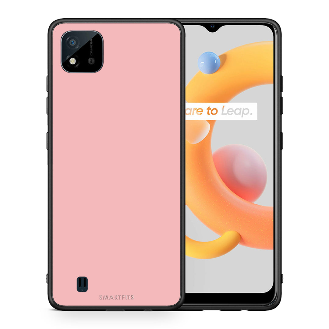 Θήκη Realme C11 2021 Nude Color από τη Smartfits με σχέδιο στο πίσω μέρος και μαύρο περίβλημα | Realme C11 2021 Nude Color case with colorful back and black bezels