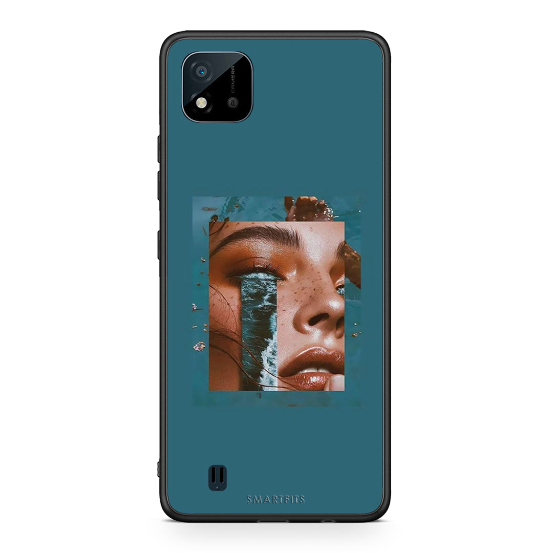 Realme C11 2021 Cry An Ocean θήκη από τη Smartfits με σχέδιο στο πίσω μέρος και μαύρο περίβλημα | Smartphone case with colorful back and black bezels by Smartfits