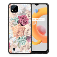 Thumbnail for Θήκη Realme C11 2021 Bouquet Floral από τη Smartfits με σχέδιο στο πίσω μέρος και μαύρο περίβλημα | Realme C11 2021 Bouquet Floral case with colorful back and black bezels