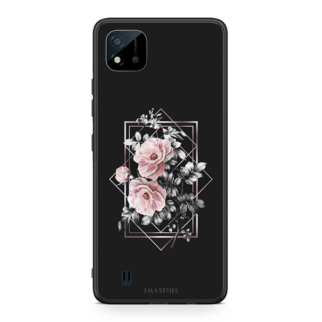 4 - Realme C11 2021 Frame Flower case, cover, bumper