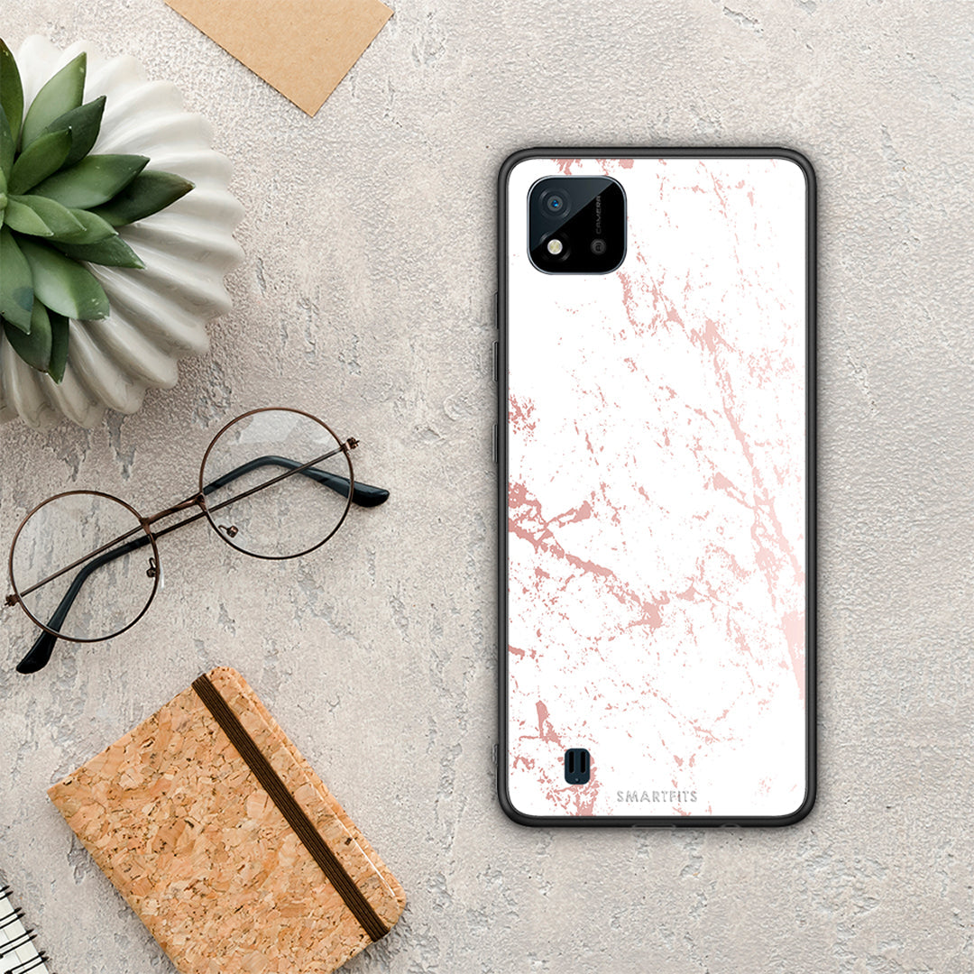 Marble Pink Splash - Realme C11 2021 / C20 case