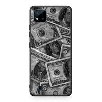 Thumbnail for Realme C11 2021 Money Dollars θήκη από τη Smartfits με σχέδιο στο πίσω μέρος και μαύρο περίβλημα | Smartphone case with colorful back and black bezels by Smartfits
