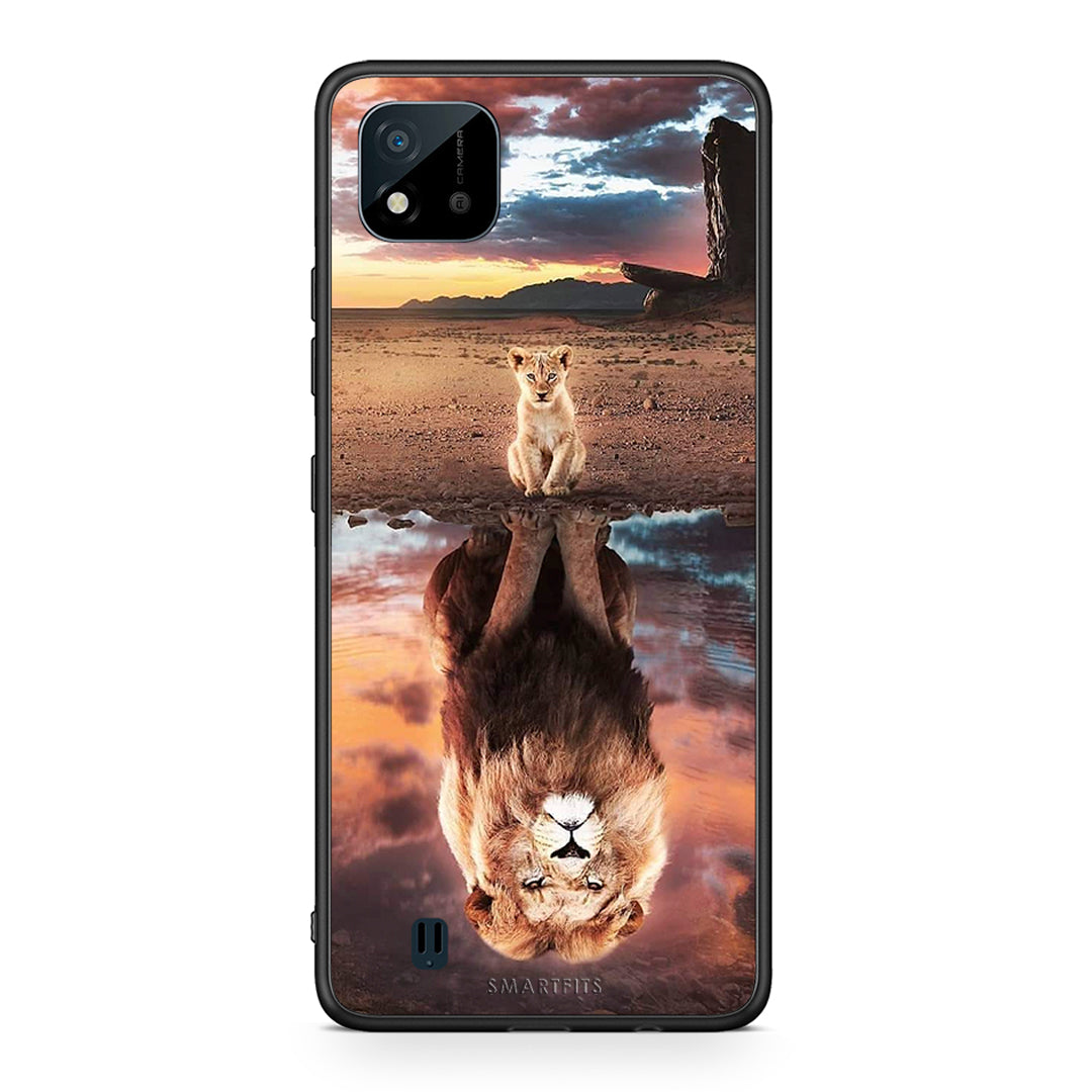 Realme C11 2021 Sunset Dreams Θήκη Αγίου Βαλεντίνου από τη Smartfits με σχέδιο στο πίσω μέρος και μαύρο περίβλημα | Smartphone case with colorful back and black bezels by Smartfits