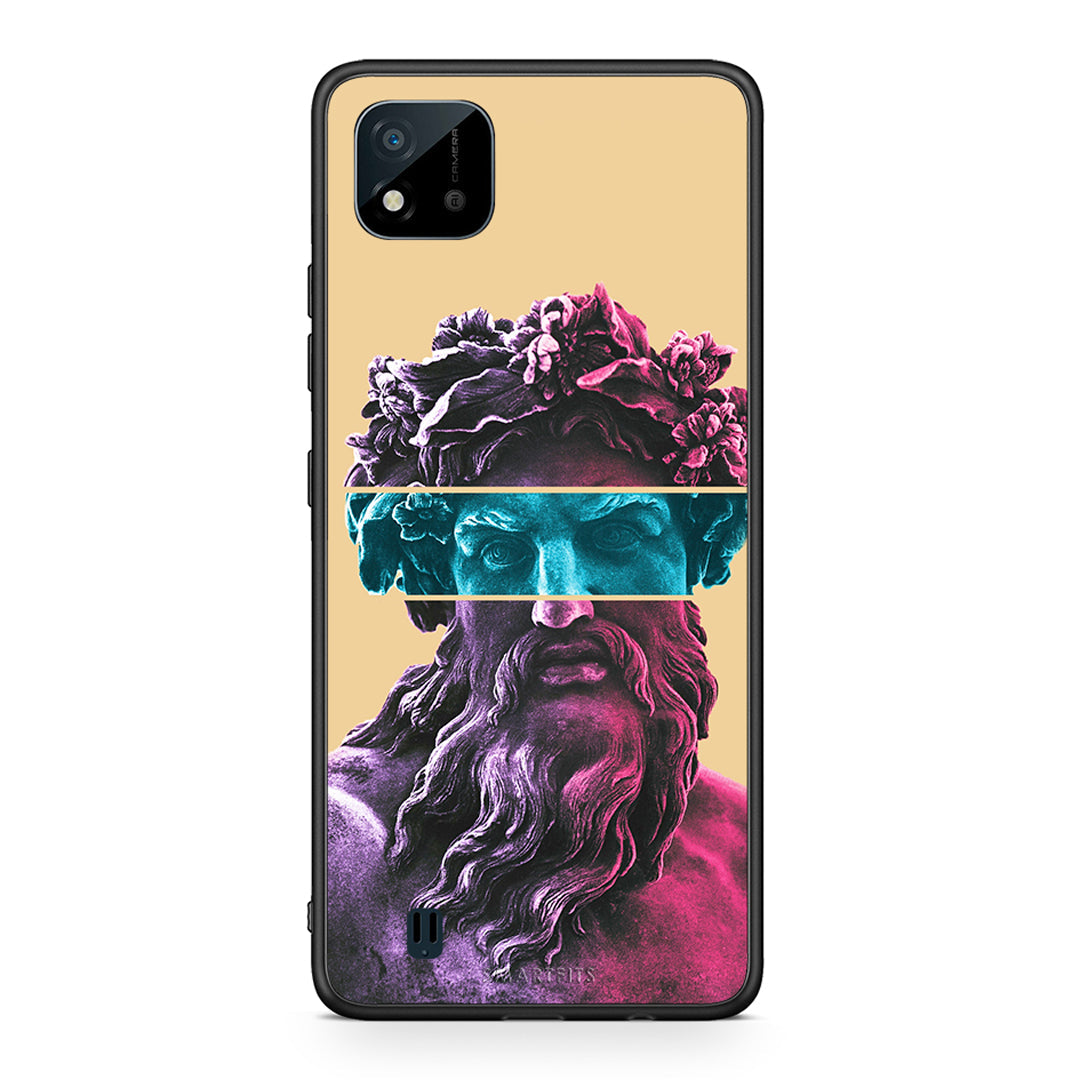 Realme C11 2021 Zeus Art Θήκη Αγίου Βαλεντίνου από τη Smartfits με σχέδιο στο πίσω μέρος και μαύρο περίβλημα | Smartphone case with colorful back and black bezels by Smartfits