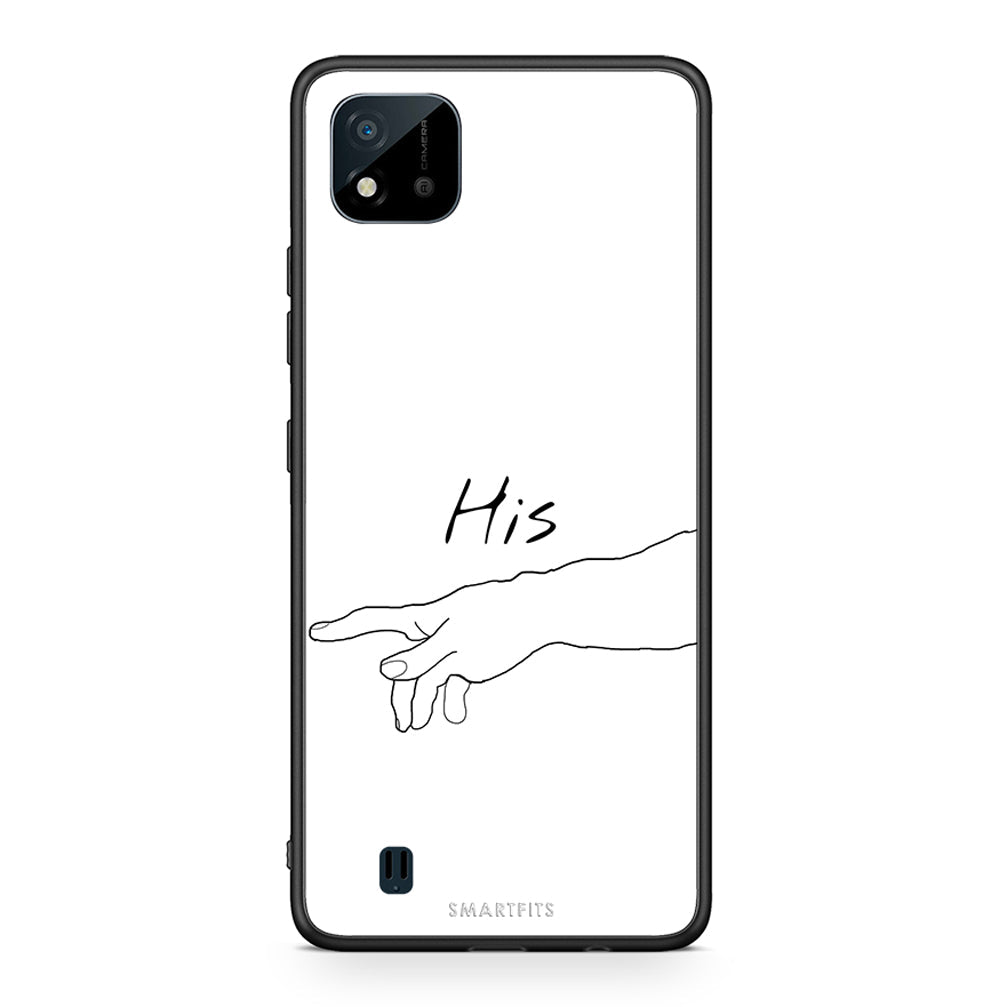 Realme C11 2021 Aeshetic Love 2 Θήκη Αγίου Βαλεντίνου από τη Smartfits με σχέδιο στο πίσω μέρος και μαύρο περίβλημα | Smartphone case with colorful back and black bezels by Smartfits