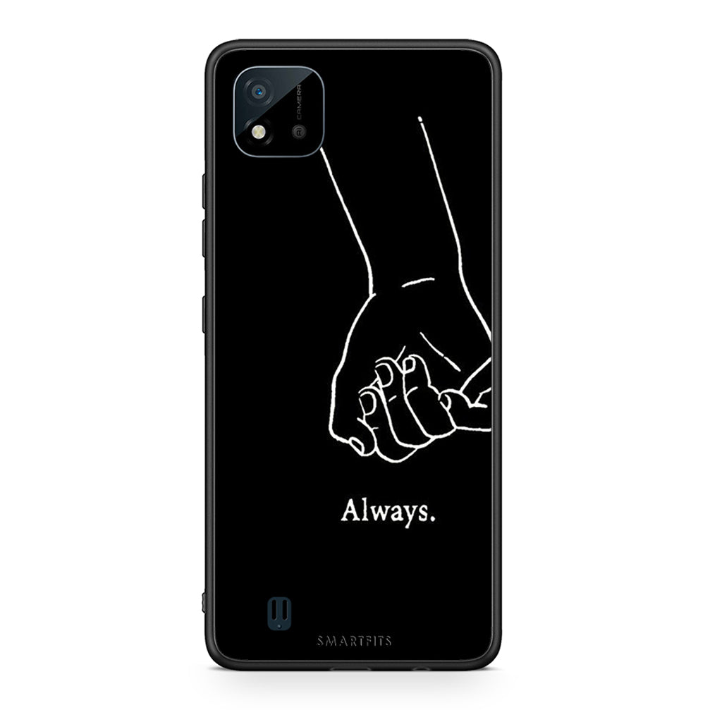 Realme C11 2021 Always & Forever 1 Θήκη Αγίου Βαλεντίνου από τη Smartfits με σχέδιο στο πίσω μέρος και μαύρο περίβλημα | Smartphone case with colorful back and black bezels by Smartfits