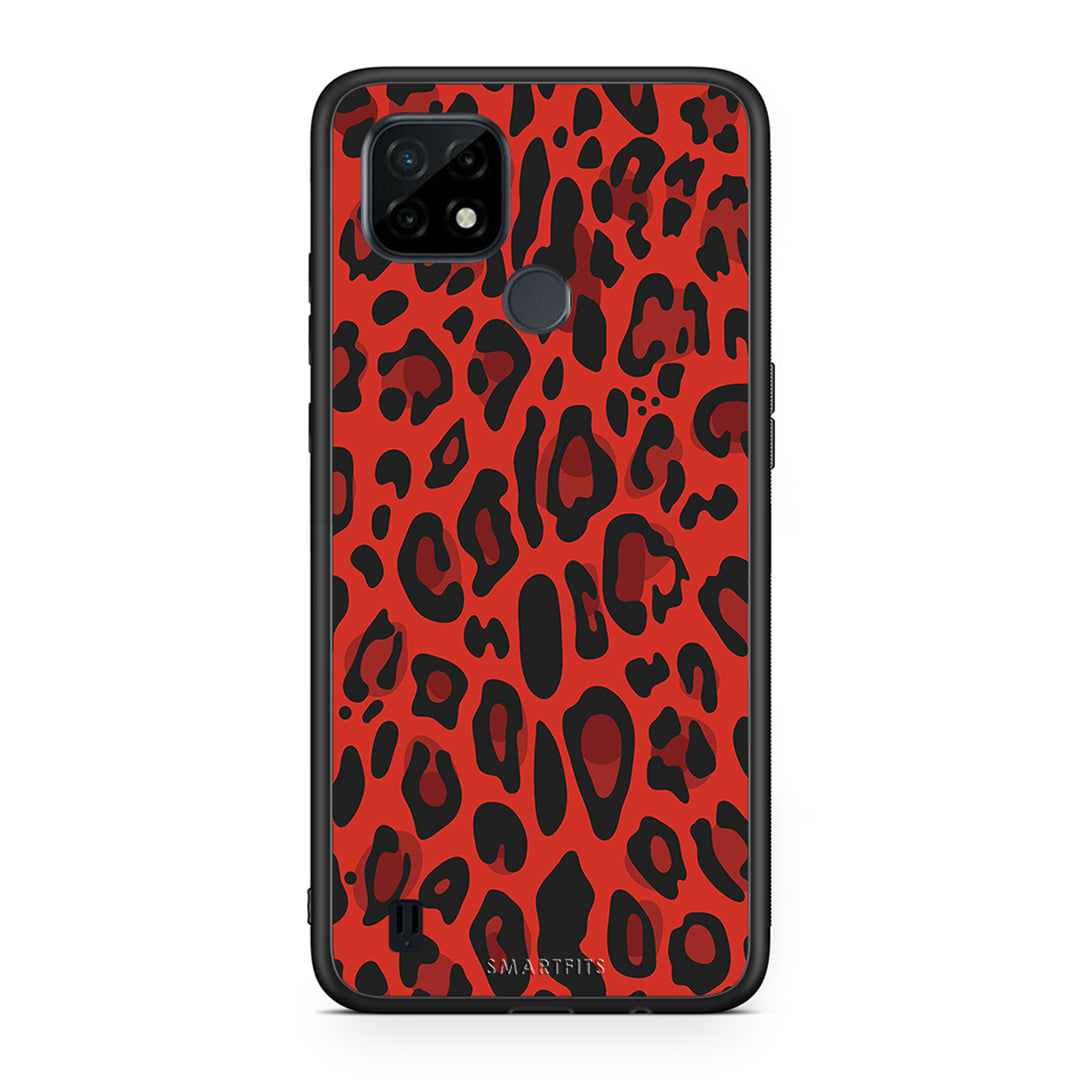 Animal Red Leopard - Realme C21 case