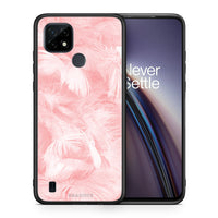Thumbnail for Boho Pink Feather - Realme C21 case
