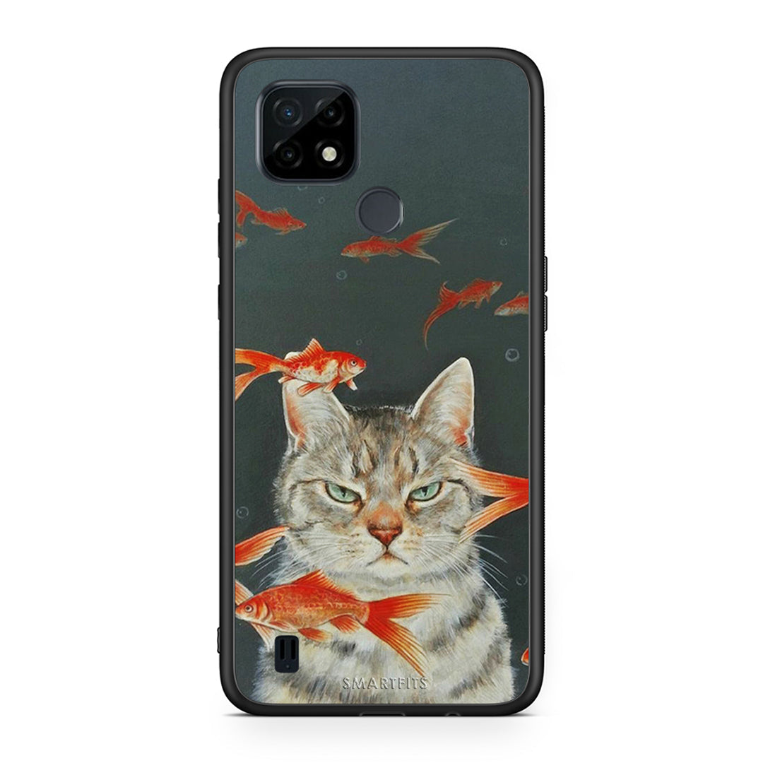 Cat Goldfish - Realme C21 case