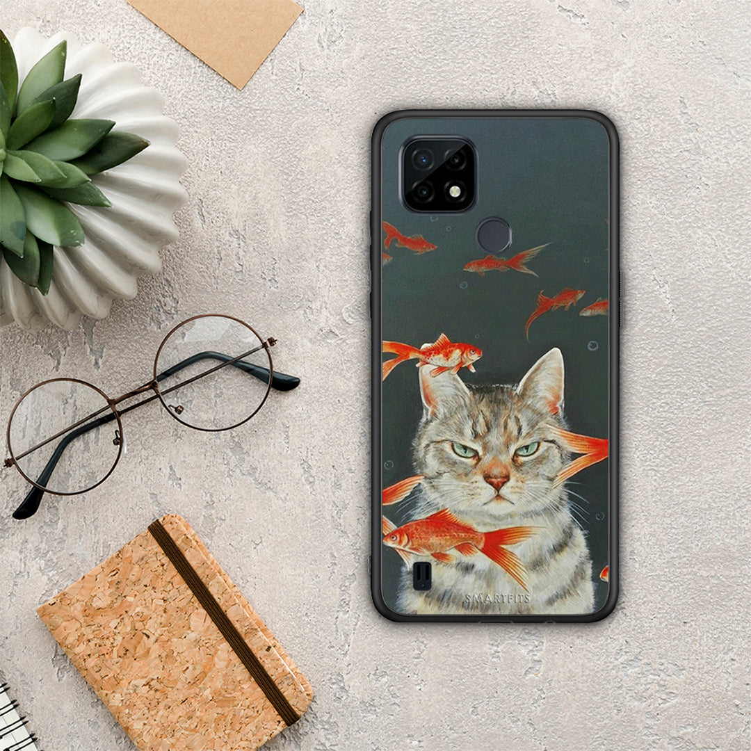 Cat Goldfish - Realme C21 case