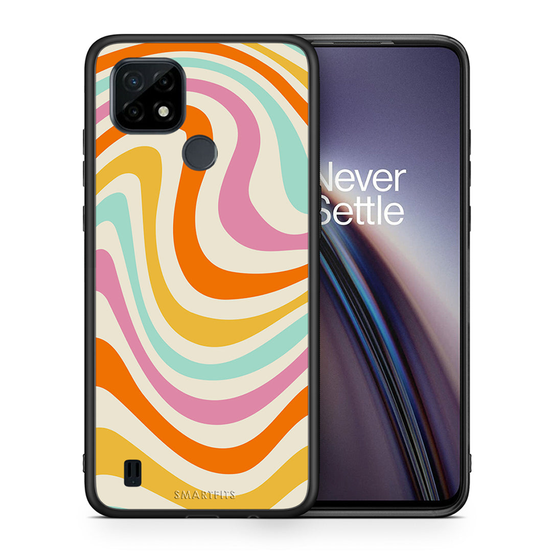 Colorful Waves - Realme C21 case