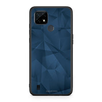 Thumbnail for Geometric Blue Abstract - Realme C21 case