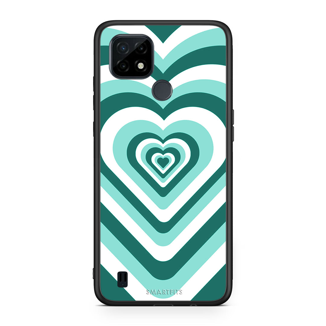 Green Hearts - Realme C21 case
